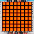 1.2" 8x8 Matrix Square Pixel - Amber (KWM-R30881CUAB) by Adafruit - The Pi Hut