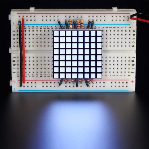 1.2" 8x8 Matrix Square Pixel - White (KWM-R30881CWB-Y) by Adafruit - The Pi Hut