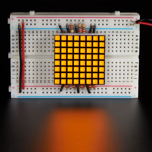 1.2" 8x8 Matrix Square Pixel - Yellow (KWM-R30881CUYB) by Adafruit - The Pi Hut