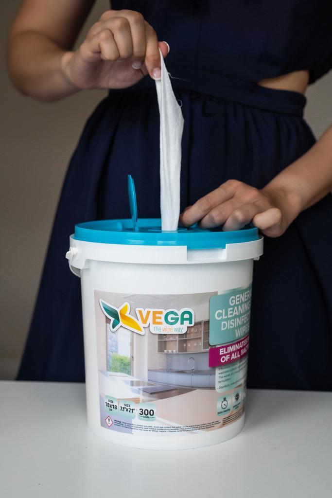 1800 Disinfecting wipes - 6 buckets of 300 wipes  - FREE SHIPPING -