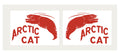 1964 Arctic Cat Hood Decals