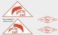 1966 Arctic Cat Deluxe Decal Kit