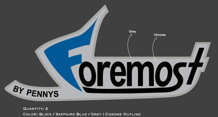 1966 J.C. Penneys Snowmobile Foremost Decals