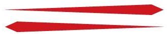 1966 Polaris Mustang Hood Stripe Decals