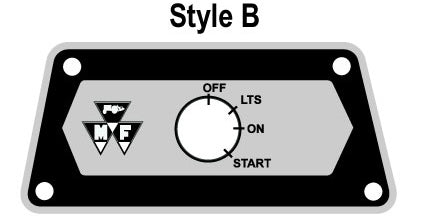 1969 Massey Style B Ignition Decal