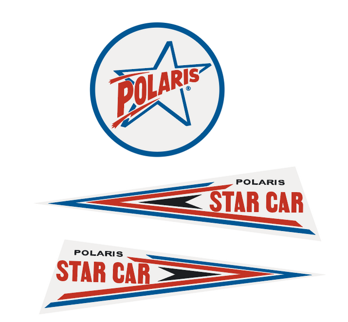 1969 Polaris Star Car Decal Kit