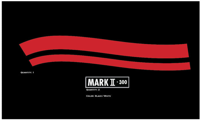 1969 Scorpion Mark I/II/III/IV Snowmobile Decal Set