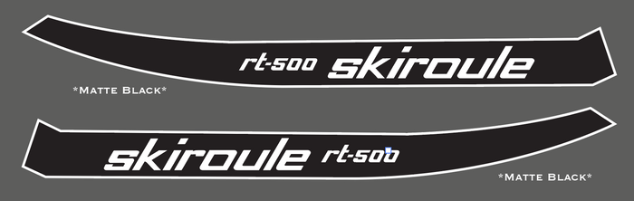 1970 Skiroule rt-500 Hood Decals