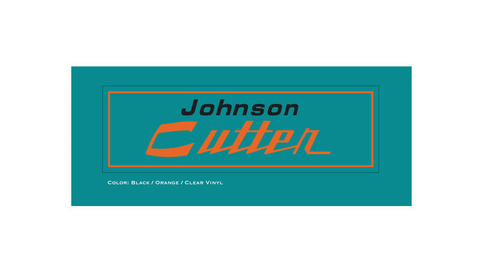 1970's Johnson Cutter Decal