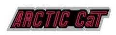 1971 Arctic Cat King Kat Front Decal