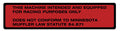 1972 Arctic Cat EXT Muffler Decal