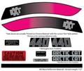1972 EXT Arctic Cat Decal Kit