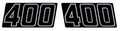 1973 Arctic Cat El-Tigre 400 Engine Model Decals