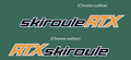 1974 Skiroule RTX Hood Decals