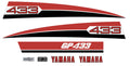 1974 YAMAHA GP 433 Hood Decals