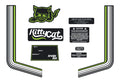 1975-79 Arctic Cat Kitty Cat Decal Green Kit