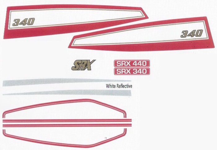 1976 Yamaha SRX Main Decals
