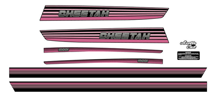 1978 Arctic Cat Cheetah 5000 Decals