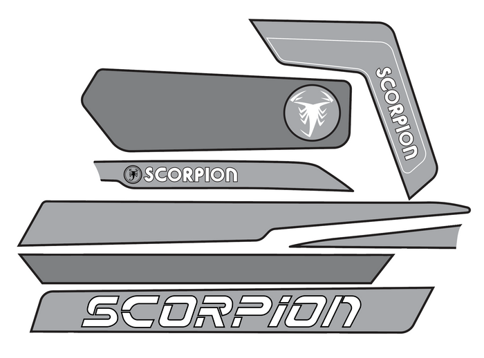 1980 Scorpion Snopro Decal Kit