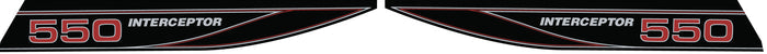 1982 Kawasaki Interceptor 550 Tunnel Decals