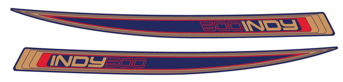 1982 Polaris Indy 500 Hood (Blue Background) Decals