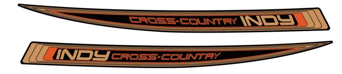 1982 Polaris Indy Cross Country Hood Decals