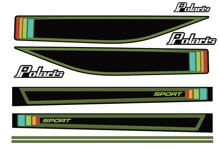 1983 Polaris Sport Hood & Tunnel Decals