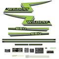 1989 Arctic Cat 650 Wildcat Decal Kit