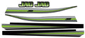 1990 Arctic Cat Jag Hood & Tunnel Decal Kit