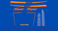1990 Polaris Indy Sport Hood Decals