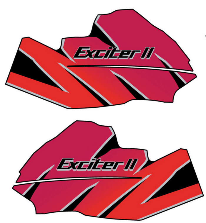1993 Yamaha Exciter II side decals