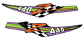 1995 Arctic Cat 440Z Fan Cooled Hood Decals