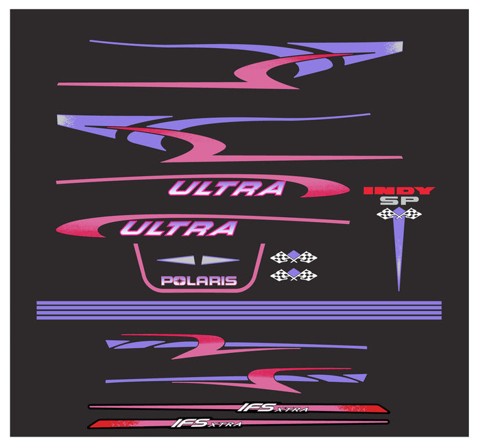1996 Polaris Indy SP Ultra Decal Kit
