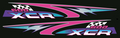 1996 Polaris SP XCR 600 Lower Hood Decals