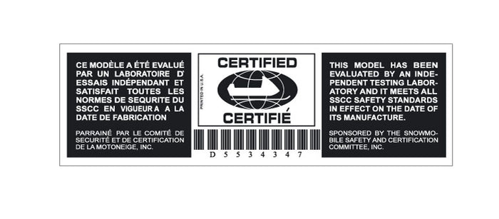 1998 Arctic Cat Thundercat Certified Decal