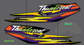 1998 Arctic Cat Thundercat Hood Decals