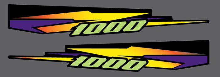 1998 Arctic Cat Thundercat Tunnel Decals