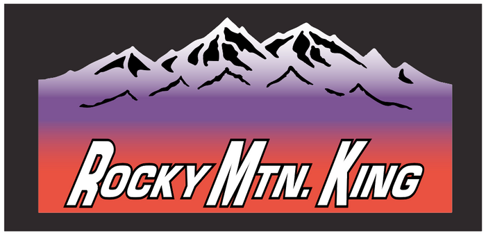 1998 Polaris RMK Rocky Mtn. King Tunnel Decal (Red / Purple)