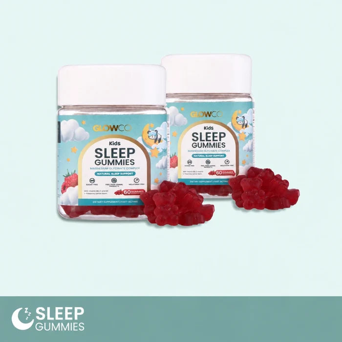2 Bottles Glowco Kids Sleep Gummies
