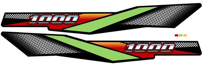 2000 Thundercat Arctic Cat Tunnel Decals