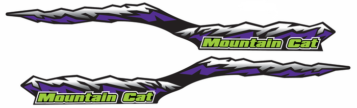 2001 Arctic cat Mountain Cat Side Hood Decals