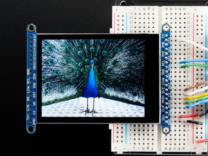 2.8" TFT LCD with Cap Touch Breakout Board w/MicroSD Socket [discontinued] by Adafruit - The Pi Hut