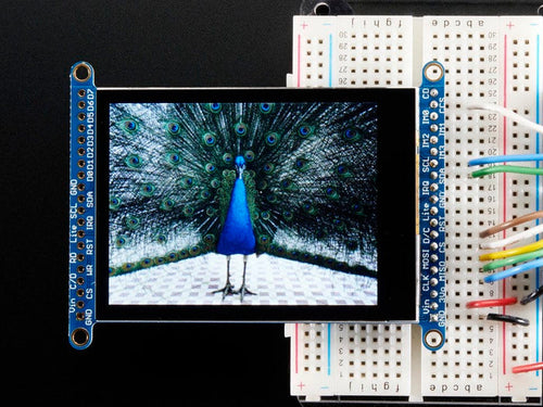 2.8" TFT LCD with Cap Touch Breakout Board w/MicroSD Socket [discontinued] by Adafruit - The Pi Hut