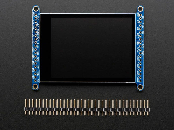 2.8" TFT LCD with Cap Touch Breakout Board w/MicroSD Socket [discontinued] by Adafruit - The Pi Hut