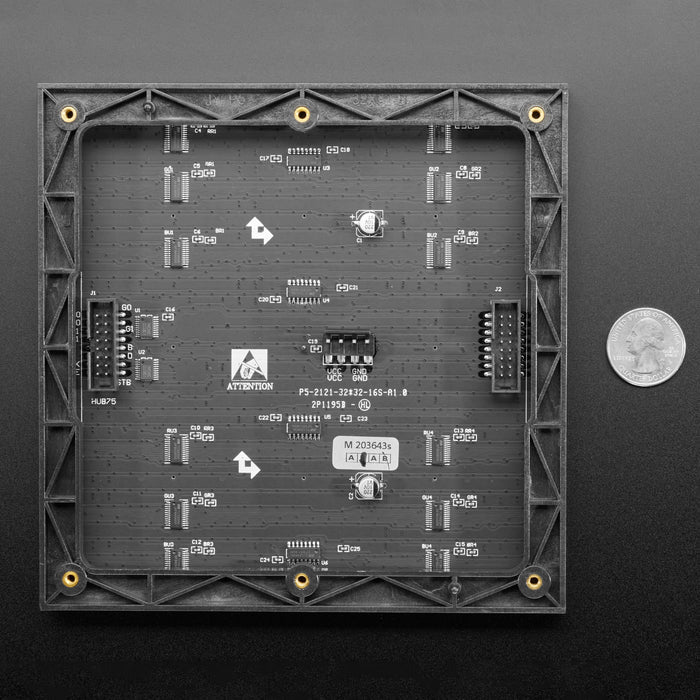 32x32 RGB LED Matrix Panel - 5mm Pitch by Adafruit - The Pi Hut