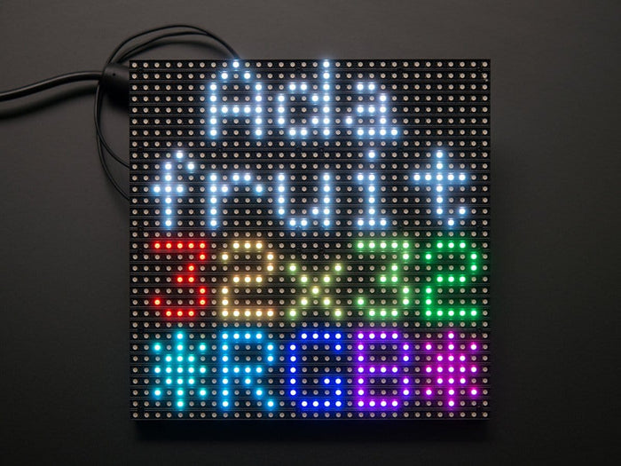 32x32 RGB LED Matrix Panel - 6mm pitch by The Pi Hut - The Pi Hut