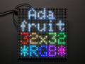 32x32 RGB LED Matrix Panel - 6mm pitch by The Pi Hut - The Pi Hut