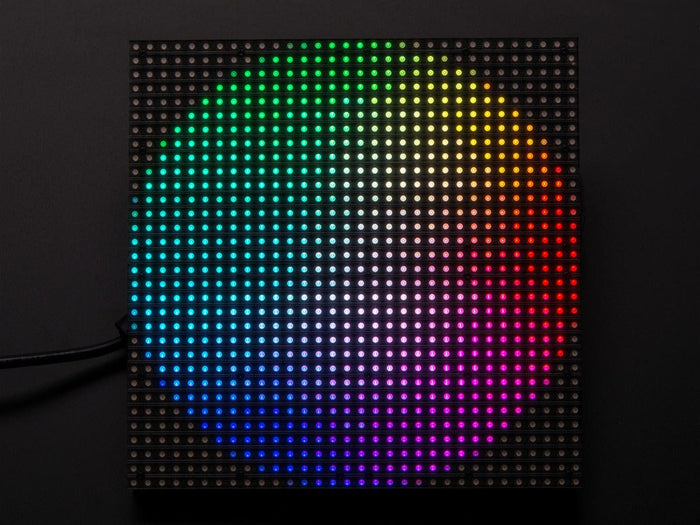 32x32 RGB LED Matrix Panel - 6mm pitch by The Pi Hut - The Pi Hut
