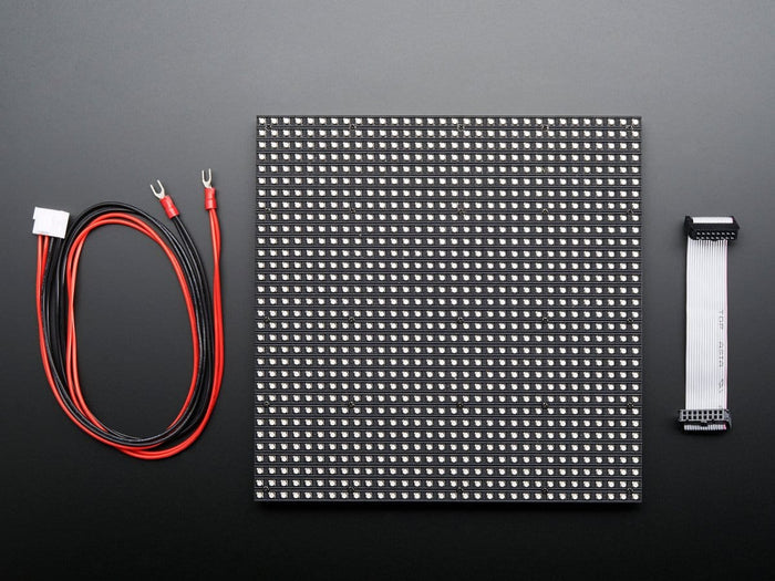 32x32 RGB LED Matrix Panel - 6mm pitch by The Pi Hut - The Pi Hut