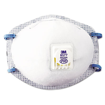 3M Particulate Respirator 8577, P95, 10/Box